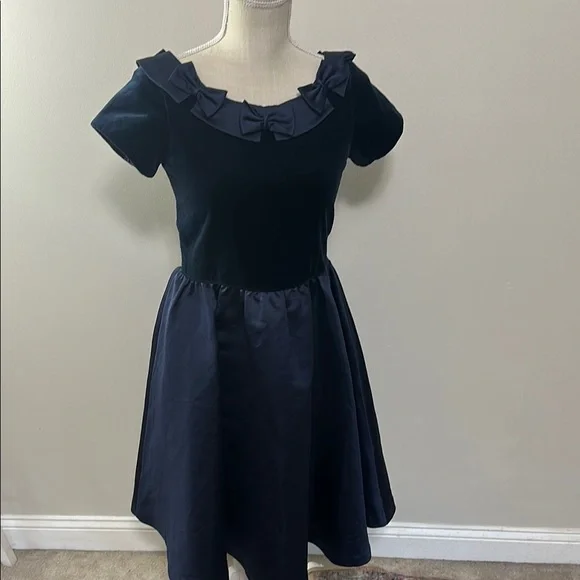 Bloomingdale's | Dresses | Vintage Sylvia Whyte For Bloomingdales Blue  Offtheshoulder Puff Sleeve Dress | Poshmark